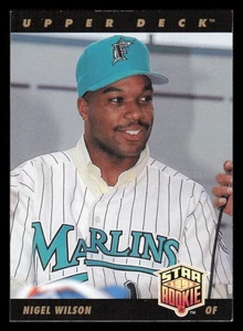 2 Nigel Wilson Baseball Karten #9 1992 Upper Deck Star Rookie #426 1993 Topps  - Bild 1 von 4