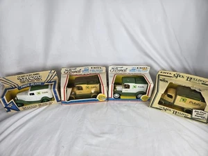 Lot Of 4 - Ertl Publix Ford/Mack Delivery Truck Van 1:25 Diecast Coin Banks - Picture 1 of 18