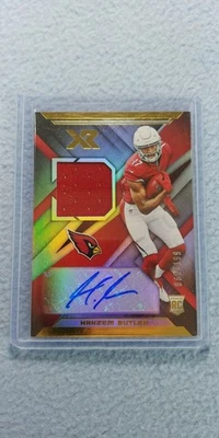 2019 XR HAKEEM BUTLER ROOKIE AUTO JERSEY PATCH #'D 082/199 ARIZONA CARDINALS RPA - Image 1 of 2