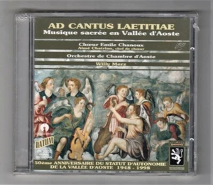 Cd AD CANTUS LAETITIAE Musica sacra in Valle d'Aosta - Willy Merz NUOVO - Picture 1 of 2