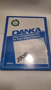 Danka Plain Paper Copier Transparency Film 100 Sheets 8½" x 11" - NEW - Picture 1 of 4