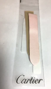 Cartier tank Powdered Cloth Pale pink strap- KD25XK56 - Picture 1 of 5