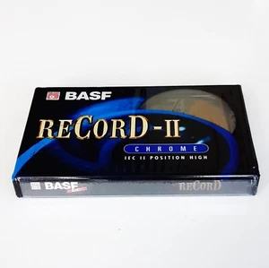 Audio Cassetta BASF Record II 74 Chrome - Musicassetta Vergine Sigillata - OTT - Picture 1 of 2