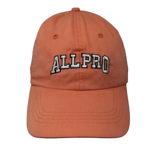 All Pro Strapback Hat Orange Boys L 12/14 Adjustable Embroidered - Picture 1 of 8
