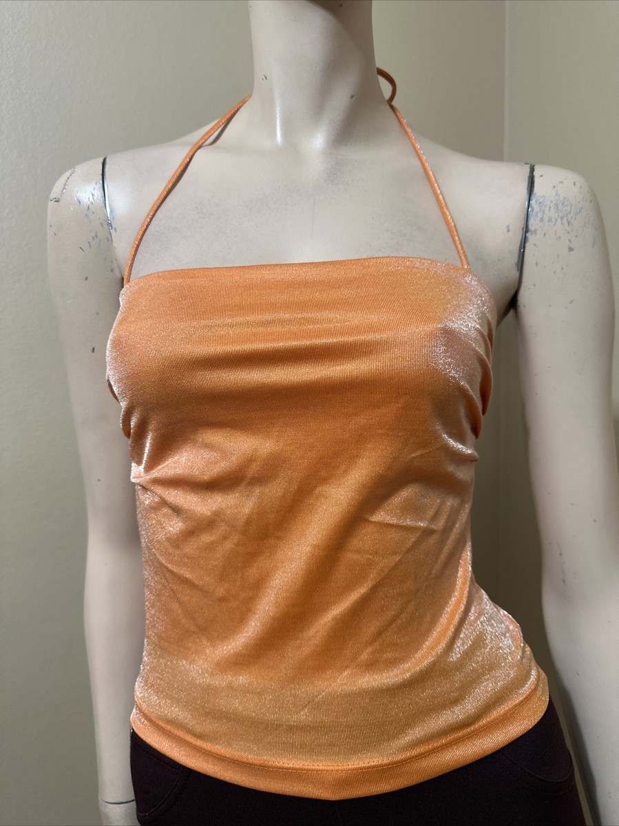 orange nylon tops