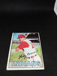 1967 TOPPS #145 LARRY BROWN CLEVELAND INDIANS  