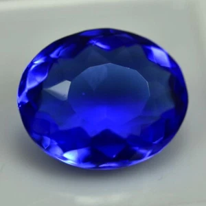 Natural Rare Lustrous 9.05 Ct Blue Tanzanite Oval Cut Gemstone GIE Certified - Picture 1 of 6
