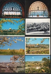 Lot of 8 postcards of the Old City and Omar Mosque, Jerusalem, Israel, 1950-60s - Picture 1 of 2