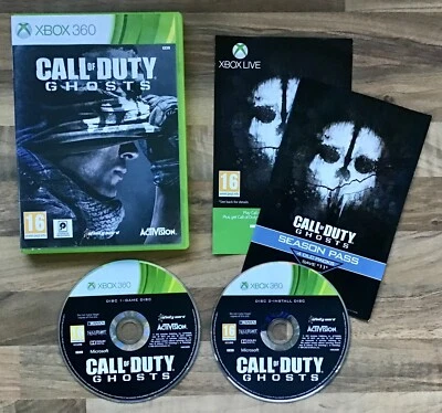 CALL OF DUTY "GHOSTS" X-BOX 360 GAME ACTIVISION GAMES 2 DISCS PEGI 16 PAL - Image 1 of 4