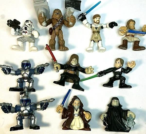 Star Wars Galactic Heroes Lot of 10 Mini Figures by Hasbro - Picture 1 of 12