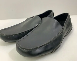 Kenneth Cole Reaction World Hold On Men's Size 11 M Black Leather Slip On . - Picture 1 of 5