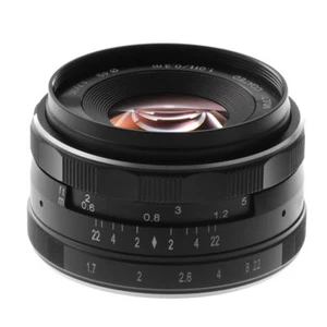 Meike 35mm F1.7 Large Aperture Manual Focus Fixed Lens For Canon EF-M EOS M5 M6 - Picture 1 of 9
