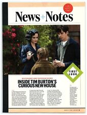 Eva Green Tim Burton Butterfield Miss Peregrine magazine CLIPPING photo article