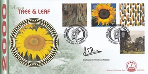 (98408) Benham BLCS187b PROF. GHILLEAN PRANCE SIGNED Tree & Leaf FDC 2000 - Picture 1 of 1