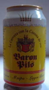 BARON PILS 2,5% 33 HOLLAND YELLOW Lata vacia empty can leere dose lattina vuota - Picture 1 of 1