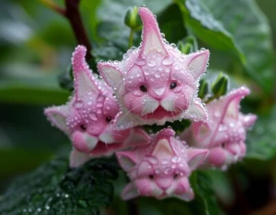 10 semi di ORCHIDEA GATTO BIANCO-ROSA