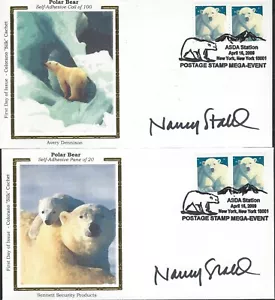 US Scott #4387 Two FDC Colorano Silk Cache Singed by the Artist - Picture 1 of 1