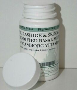 Murashige and Skoog Modified Basal MS Medium - With Gamborg Vitamins M404