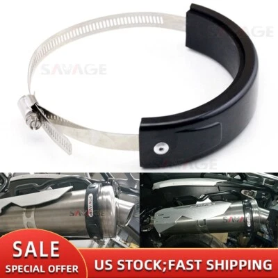 Oval Exhaust Protector Can Cover For BMW S1000RR F800R F 800GS/GT F700GS F650GS - Imagem 1 de 4