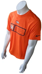 Nike Dri-Fit Men's Denver Broncos Engineered Von Miller Orange Shirt Size Medium - Picture 1 of 3