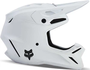 Fox Racing V3 Solid Helmet - Motocross Dirt Bike Offroad Adult - Picture 1 of 29