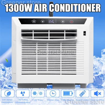 1300W 5000 BTU Home Car Air Conditioner Cooler Cooling w/ Remote 110V/220V/24V - Image 1 of 4