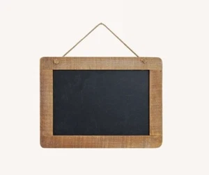 Memotafel zum Hängen aus Holz Kreidetafel Deko 29x21cm - Bild 1 von 1
