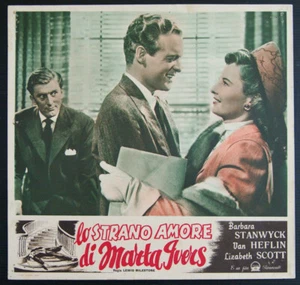 THE STRANGE LOVE OF MARTHA IVERS B.Stanwyck V.Heflin K.Douglas GM Film Photo Bag - Picture 1 of 1