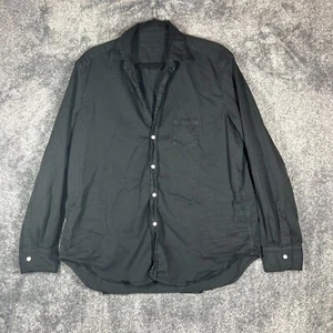 Frank & Eileen Hemd Damen Large Schwarz Langarm 100% Baumwolle Knopfleiste Mängel - Bild 1 von 11