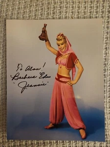 Foto autografiada en color 8x10 de Barbara Eden - Sueño con Jeannie - ¡Muy bonita! - Imagen 1 de 1