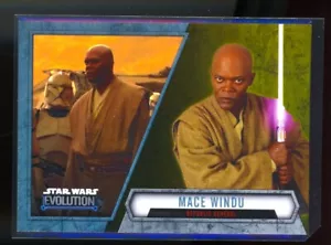 MACE WINDU 2016 Star Wars Gold Evolution #80 16/50 - Picture 1 of 2