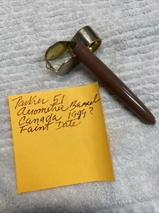 ¿Original 1949? Barril de pluma de cacao aerométrico Parker 51 Canadá muy débil - Imagen 1 de 10