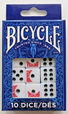 Bicycle Dice 10 Die Package by Bicycle Brand New Never Used - Image 1 of 3