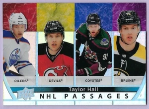 2021/22 Upper Deck NHL Passages card# PA-20 di Taylor Hall - Foto 1 di 2