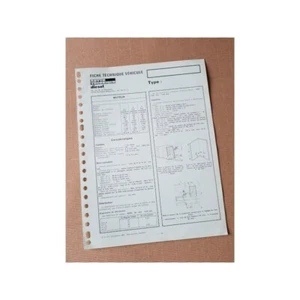 Leyland Sherpa 215 220 230 240 250 à moteur 1.8D 52ch, fiche technique - Imagen 1 de 1