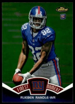 2012 Finest FM-RR Rueben Randle New York Giants Football Card Refractor RC - Image 1 of 2