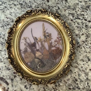 Oval Ornate Carved Wood Frame - Picture 1 of 10