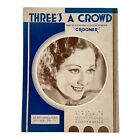1932 Three's A Crowd - De "Crooner" - Ann Dvorak - Partition de musique vintage