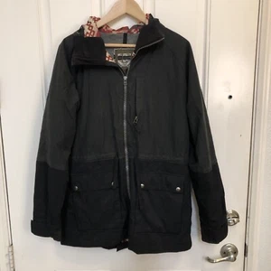 BURTON Hoodie DRYRIDE PARKA JACKET COAT Women LARGE L BLACK SNOWBOARD SKI WINTER - Picture 1 of 19