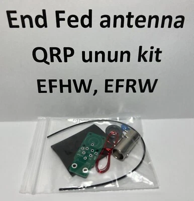 Kit de antena de media onda EFHW QRP de alimentación final EFRW alimentación final aleatoria KM4CFT 500+ vendido Foto 1 de 4