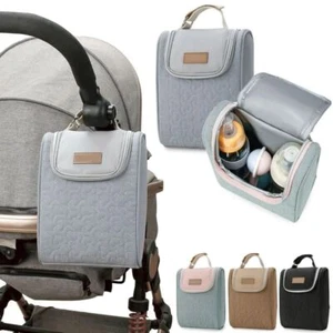 Baby Bottle Warmer Bag Baby Waterproof Insulated Lunch Bag Outing Mommy Bags - Picture 1 of 13