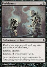 FEEBLENESS FOIL Time Spiral MTG Magic the Gathering Cards DJMagic