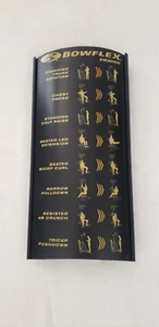 Bowflex PR3000 Placard Plaque Sign Name Plate Replacement Part - Picture 1 of 2