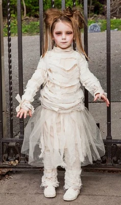 Disfraz de momia egipcia para niñas talla S (6) de disfraces de Halloween Foto 1 de 4