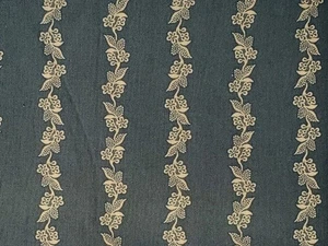 Little Farmhouse C 1870 Windham Fabrics Gray Blue Vintage Repro Quilting 1 Yard - Picture 1 of 3