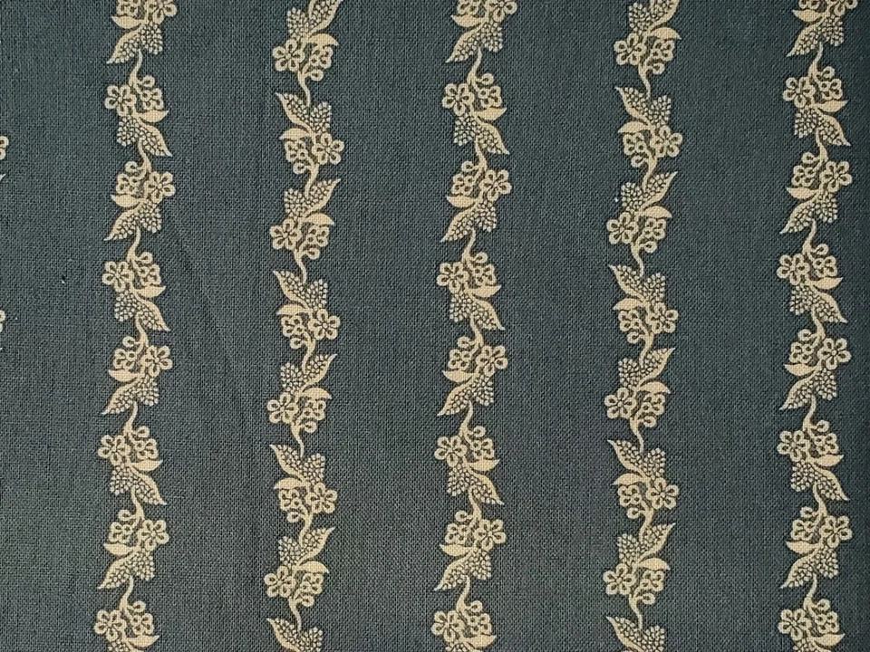 Little Farmhouse C 1870 Windham Fabrics Gray Blue Vintage Repro Quilting 1 Yard - Image 1 of 3