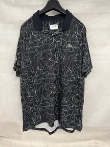 Polo Lacoste Uomo Xxl 2xl Nera Tennis Novak Djokovic Golf Ultra Dry Fr 7 - Foto 1 di 6