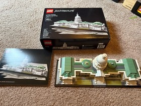 LEGO Architecture United States Capitol Building 21030 W/ Box & Instructions