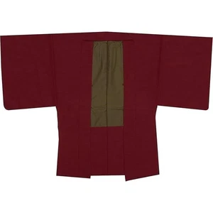 KYOETSU Kimono Tradicional Japonés Para Hombre HAORI Rojo Talla M (US S) NUEVO F/S - Imagen 1 de 8