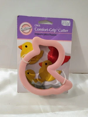 Cortador de galletas de pollito Wilton agarre cómodo 5 x 4,5" Pascua primavera niños 2006  Foto 1 de 4